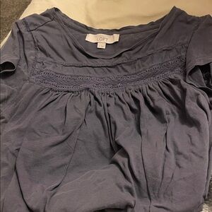LOFT Women's Soft Purple Blouse